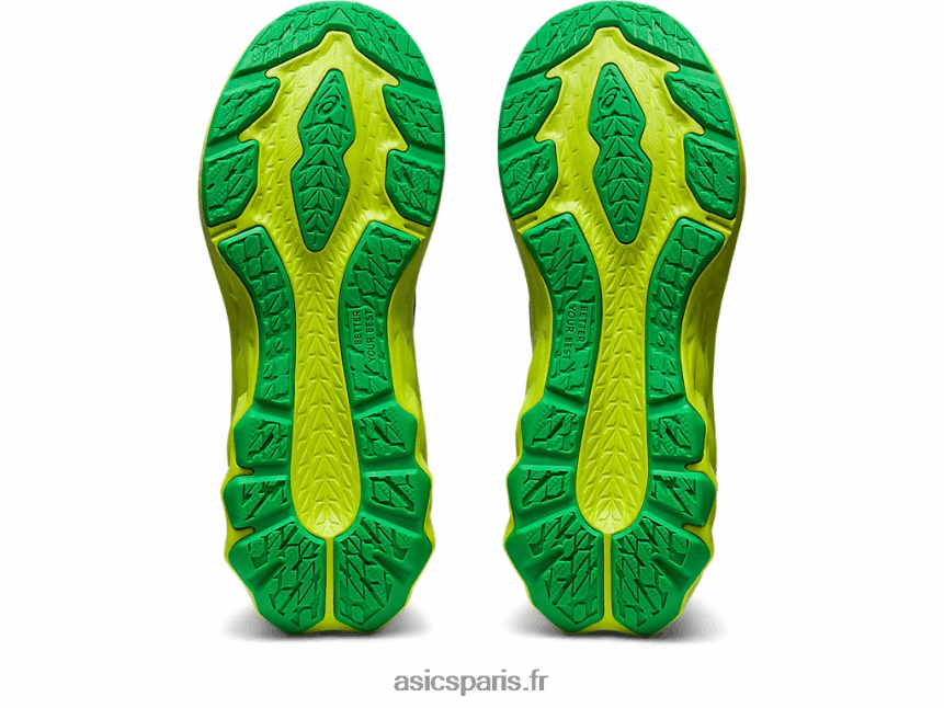 enfants Asics école primaire novablast 2 BXL8B24309 noir/zeste de citron vert