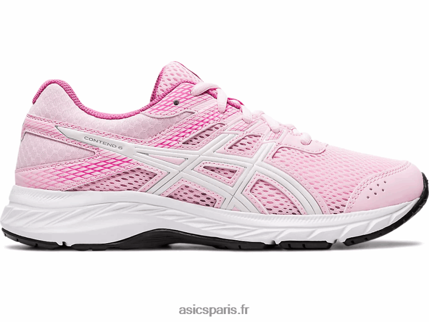 enfants Asics contester l'école de 6e année BXL8B24566 barbe à papa/blanc