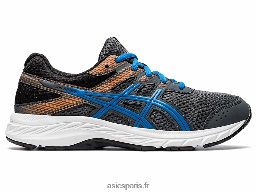 enfants Asics contester l'école de 6e année BXL8B24567 gris porteur/bleu directoire