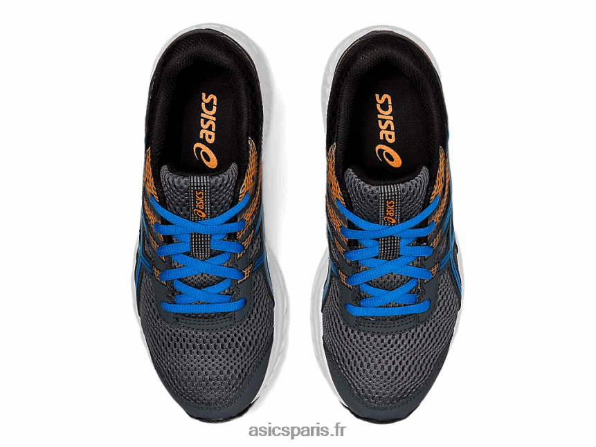 enfants Asics contester l\'école de 6e année BXL8B24567 gris porteur/bleu directoire