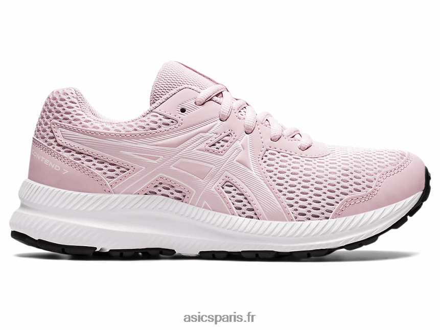 enfants Asics contester l'école primaire 7 BXL8B24476 à peine rose/blanc