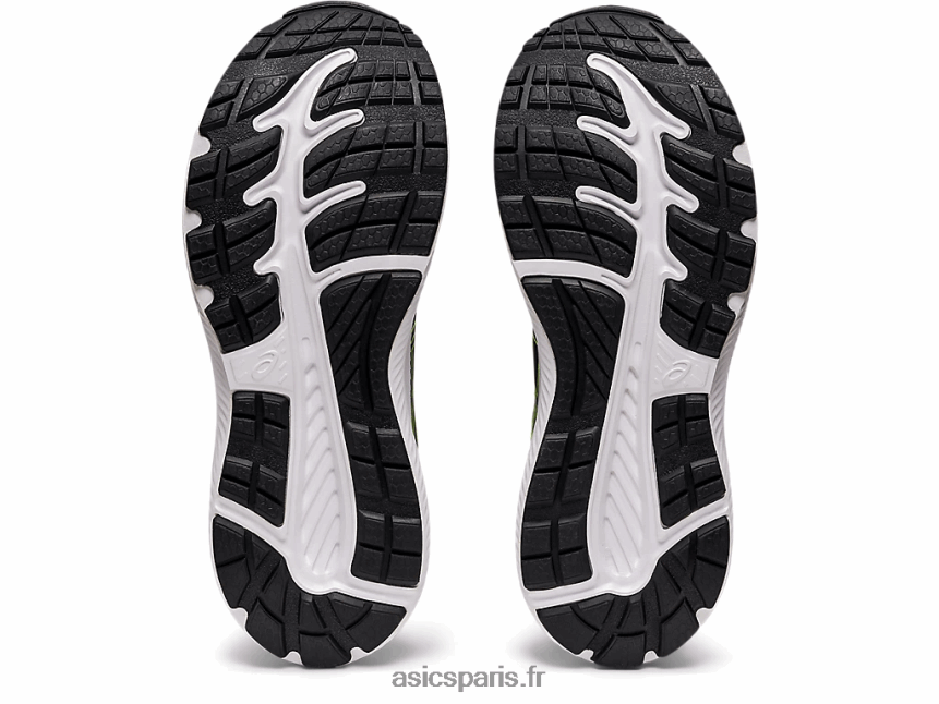 enfants Asics contester l\'école primaire 7 BXL8B24486 noir/vert danger