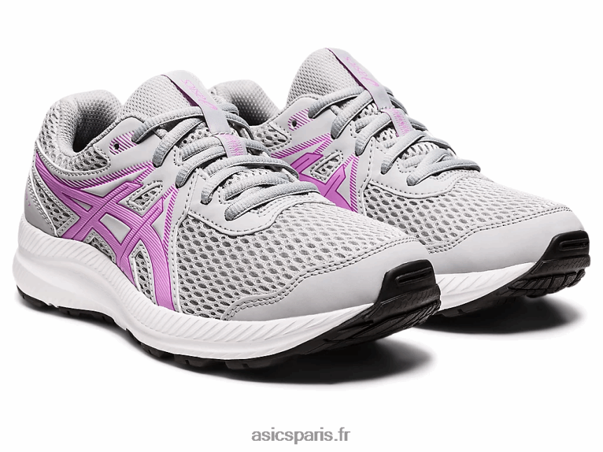 enfants Asics contester l\'école primaire 7 BXL8B24536 gris piémont/lumière lavande