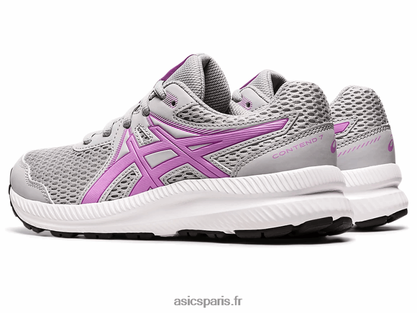 enfants Asics contester l\'école primaire 7 BXL8B24536 gris piémont/lumière lavande