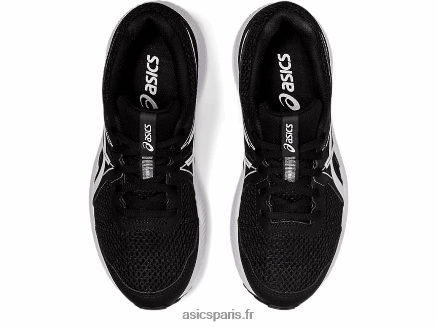 enfants Asics contester l\'école primaire 7 BXL8B24542 noir blanc