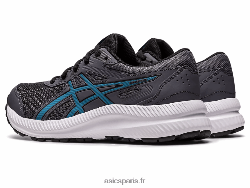 enfants Asics contester l\'école primaire 8 BXL8B24245 gris porteur/bleu île