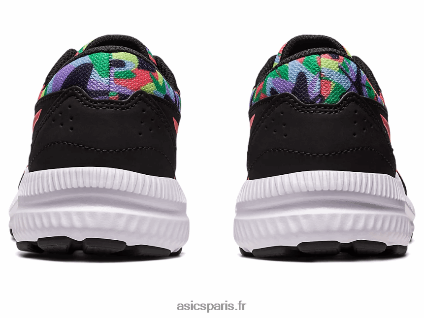 enfants Asics contester l\'école primaire 8 BXL8B24250 noir/papaye