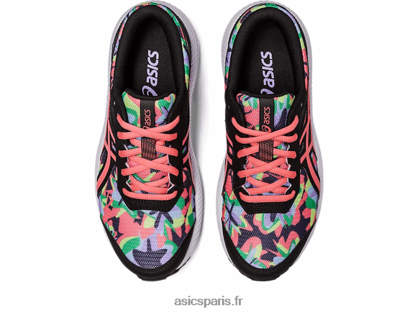 enfants Asics contester l\'école primaire 8 BXL8B24250 noir/papaye