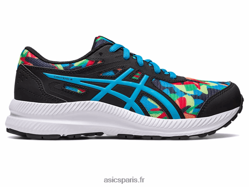 enfants Asics contester l'école primaire 8 BXL8B24256 noir/bleu île