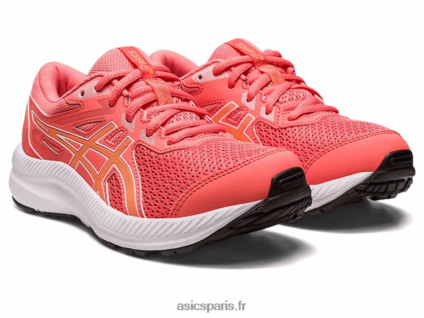 enfants Asics contester l\'école primaire 8 BXL8B24278 papaye/dune d\'été