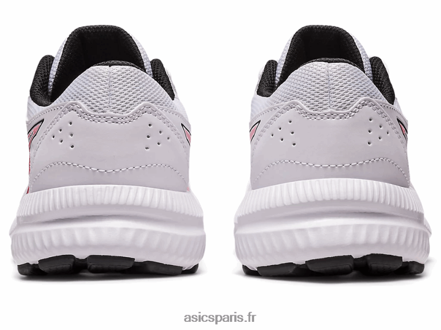 enfants Asics contester l\'école primaire 8 BXL8B24281 blanc/rouge électrique