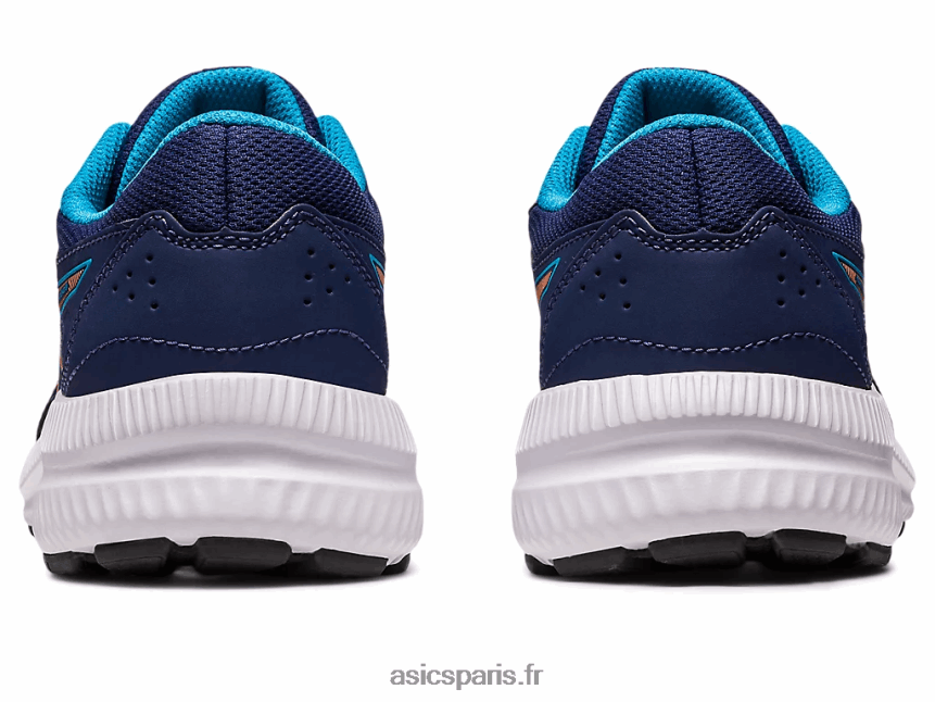 enfants Asics contester l\'école primaire 8 BXL8B24286 bleu indigo/pêche soleil