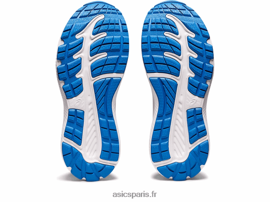 enfants Asics contester l\'école primaire 8 BXL8B24394 noir/bleu électrique