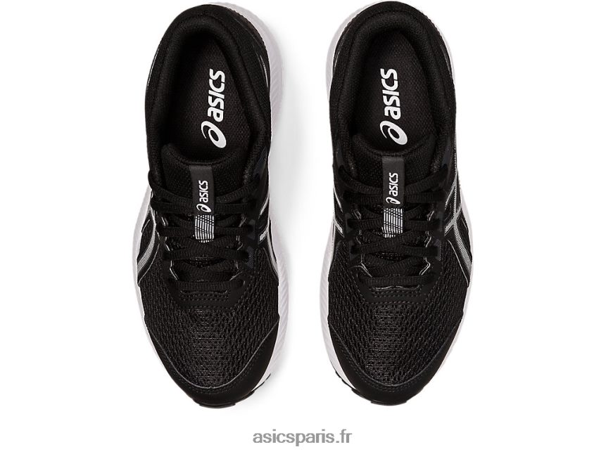 enfants Asics contester l\'école primaire 8 BXL8B24395 noir blanc
