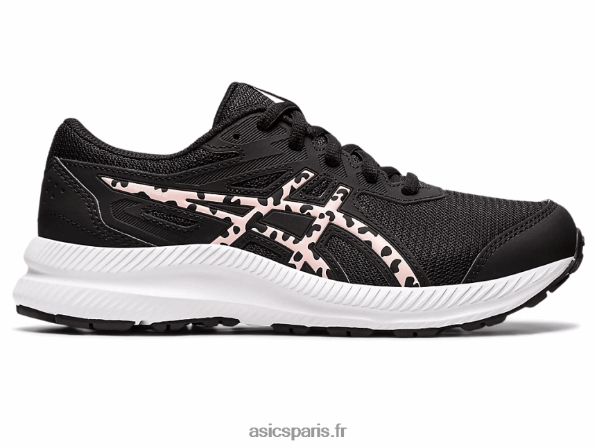 enfants Asics contester l'école primaire 8 BXL8B24400 noir/rose givré