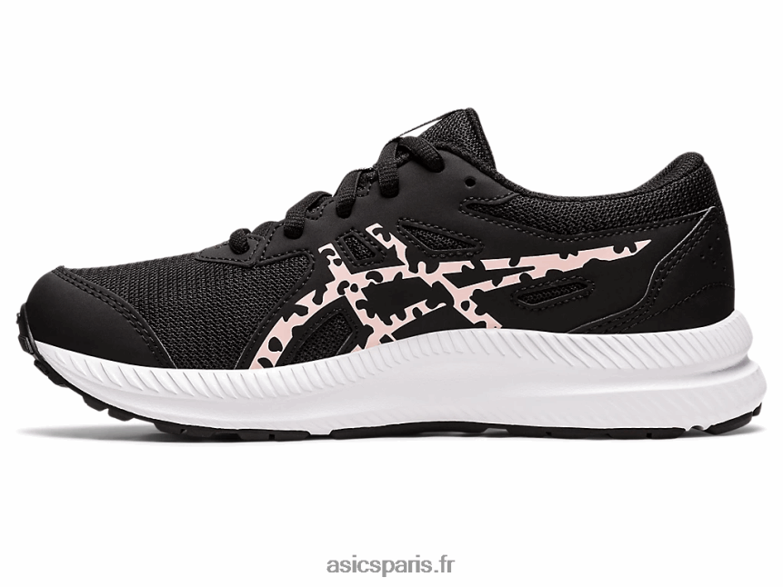 enfants Asics contester l\'école primaire 8 BXL8B24400 noir/rose givré