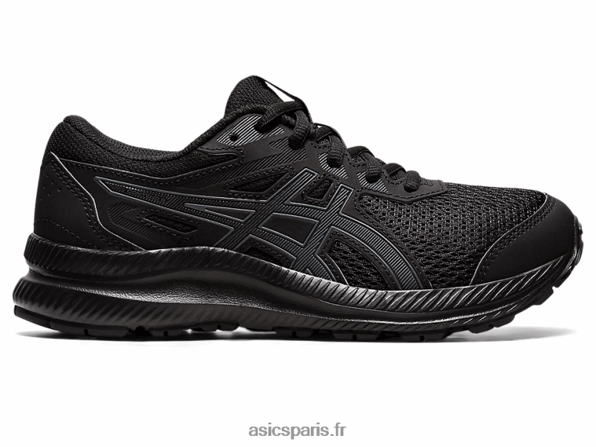 enfants Asics contester l'école primaire 8 BXL8B24402 noir/gris porteur