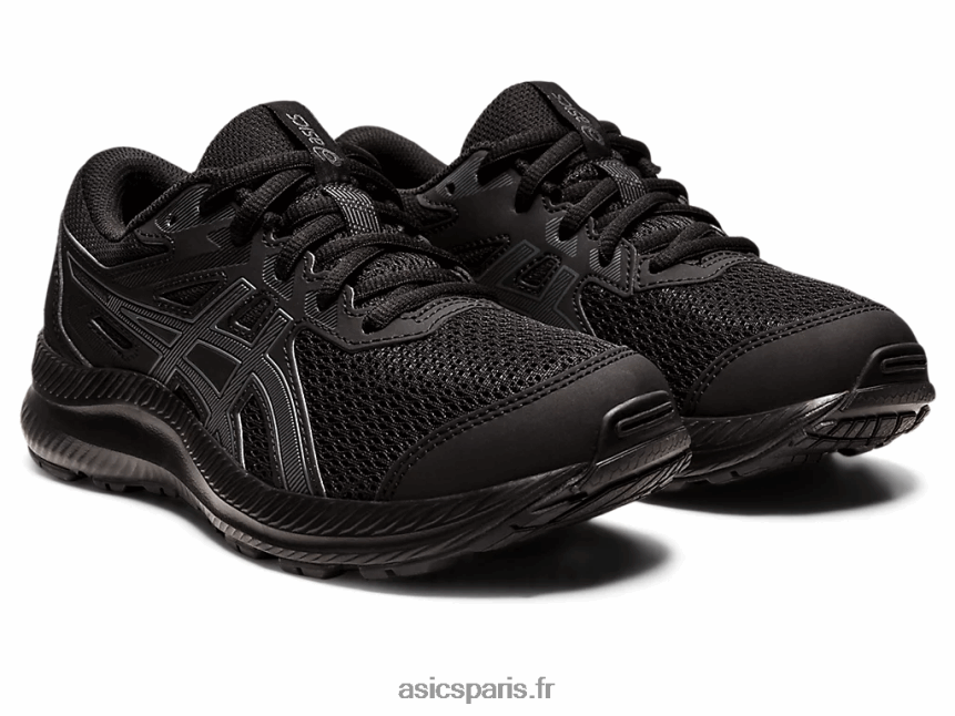 enfants Asics contester l\'école primaire 8 BXL8B24402 noir/gris porteur