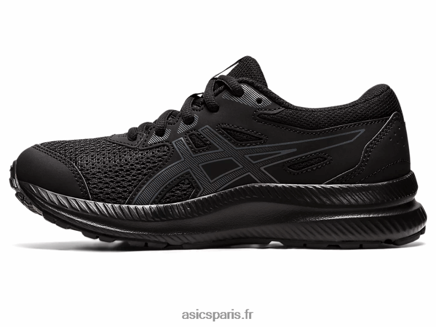 enfants Asics contester l\'école primaire 8 BXL8B24402 noir/gris porteur