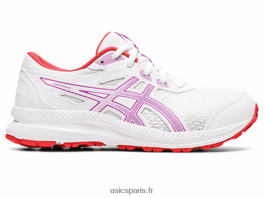 enfants Asics contester l'école primaire 8 BXL8B24404 blanc/orchidée