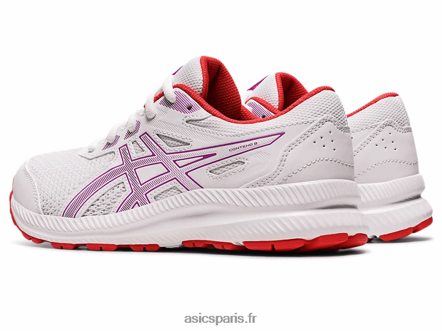 enfants Asics contester l\'école primaire 8 BXL8B24404 blanc/orchidée