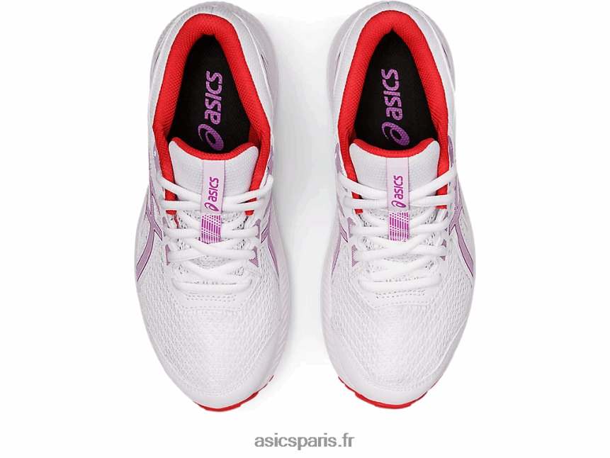enfants Asics contester l\'école primaire 8 BXL8B24404 blanc/orchidée