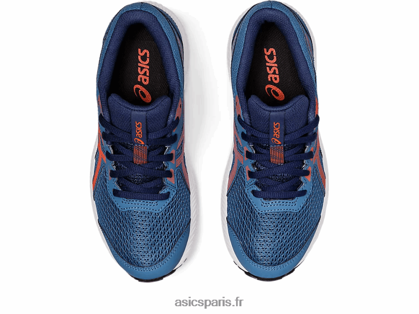 enfants Asics contester l\'école primaire 8 BXL8B24409 azur/tomate cerise