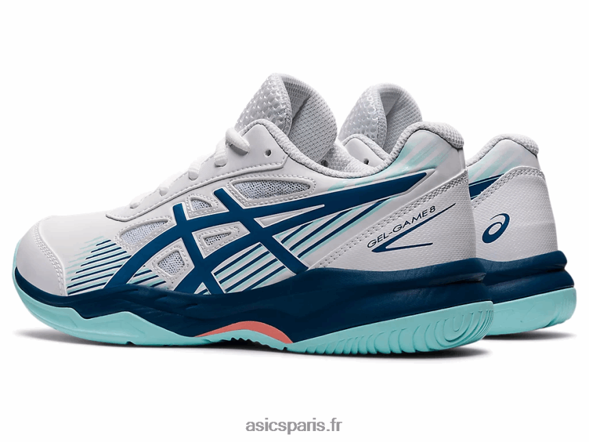 enfants Asics gel-game 8 école primaire BXL8B24492 blanc/indigo clair