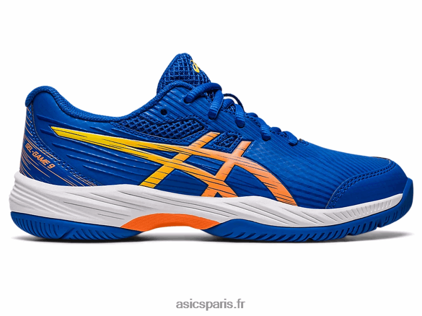enfants Asics gel-game 9 école primaire BXL8B24227 bleu thon/pêche soleil