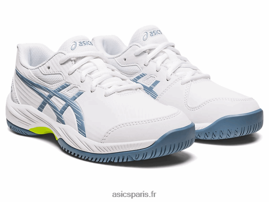 enfants Asics gel-game 9 école primaire BXL8B24267 blanc/bleu acier