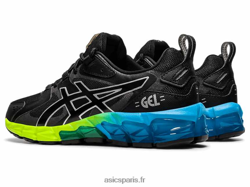 enfants Asics gel quantique 180 6 école primaire BXL8B24315 noir/bleu aizuri