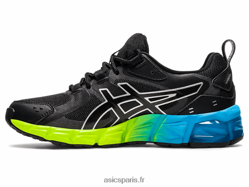 enfants Asics gel quantique 180 6 école primaire BXL8B24315 noir/bleu aizuri