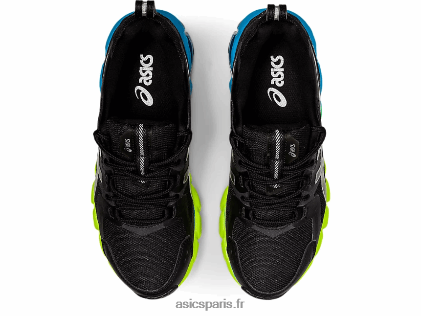 enfants Asics gel quantique 180 6 école primaire BXL8B24315 noir/bleu aizuri