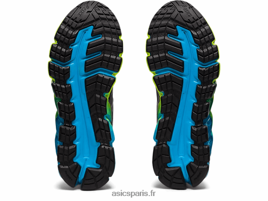 enfants Asics gel quantique 180 6 école primaire BXL8B24315 noir/bleu aizuri