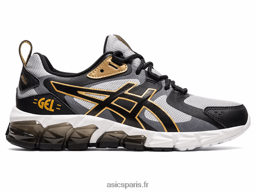 enfants Asics gel quantique 180 6 école primaire BXL8B24321 gris piémont/noir