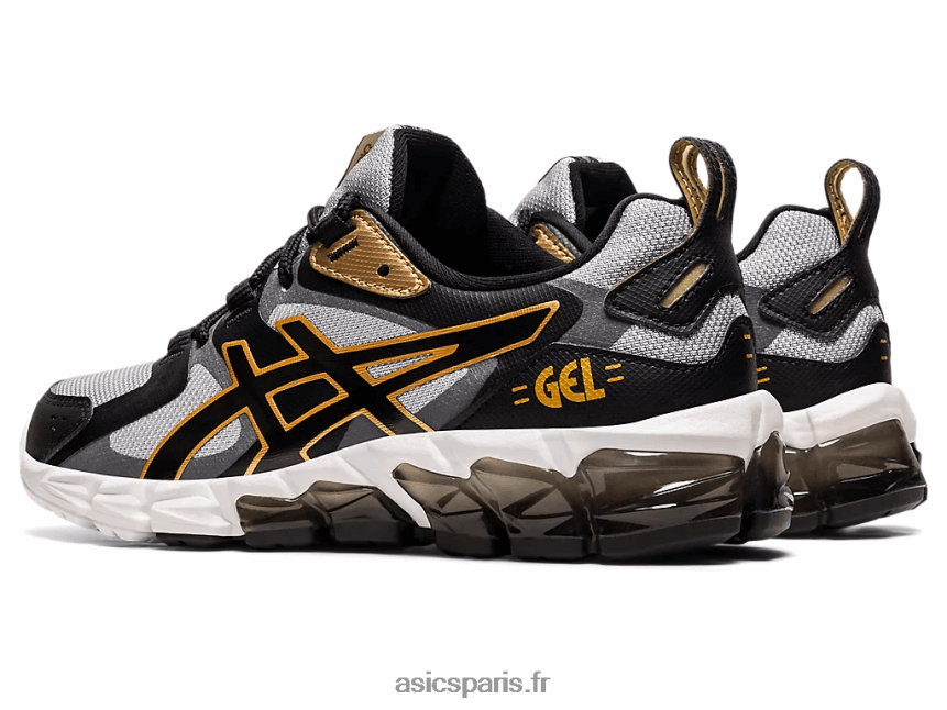 enfants Asics gel quantique 180 6 école primaire BXL8B24321 gris piémont/noir