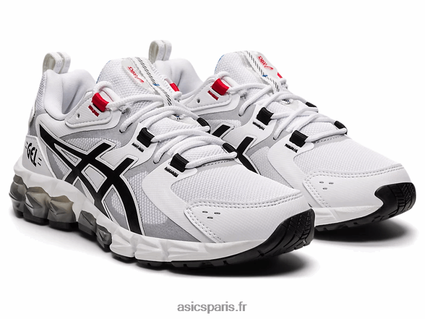 enfants Asics gel quantique 180 6 école primaire BXL8B24422 blanc noir