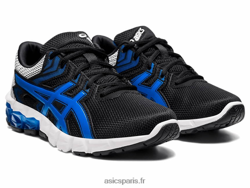 enfants Asics gel-quantum 90 2 école primaire BXL8B24561 noir/bleu électrique