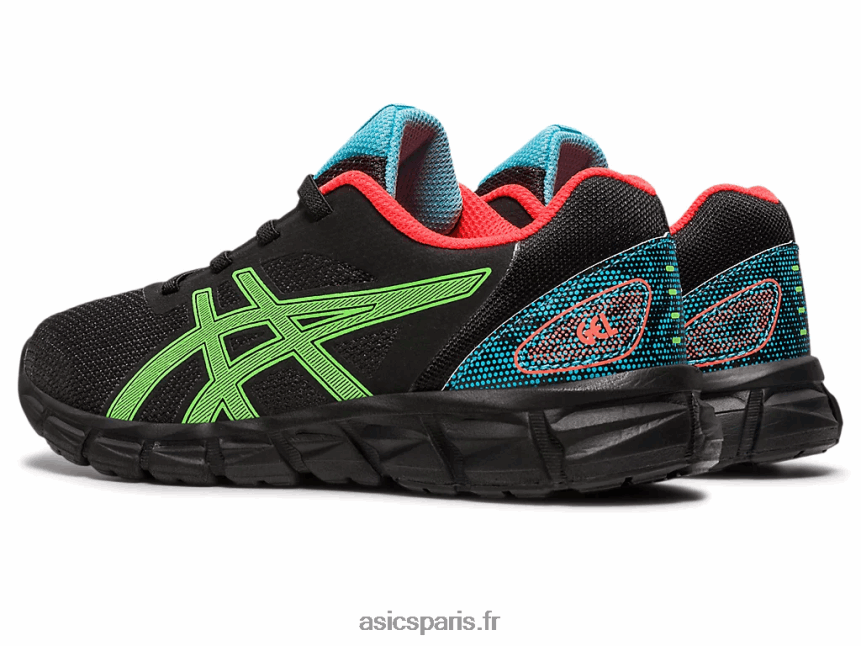 enfants Asics gel-quantum lyte ii préscolaire BXL8B24295 gecko noir/vert