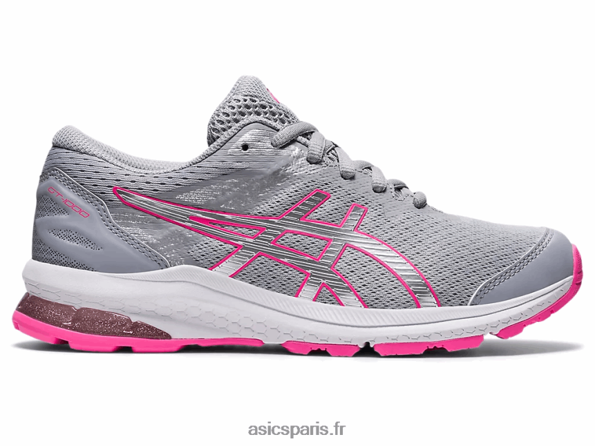 enfants Asics gt-1000 10 école primaire BXL8B24310 gris piémont/argent pur