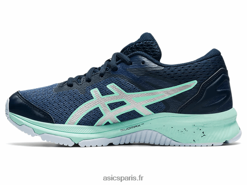enfants Asics gt-1000 10 école primaire BXL8B24434 bleu tonnerre/argent pur