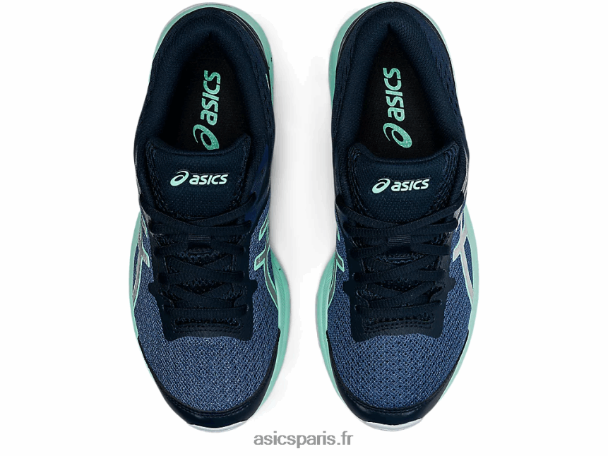 enfants Asics gt-1000 10 école primaire BXL8B24434 bleu tonnerre/argent pur