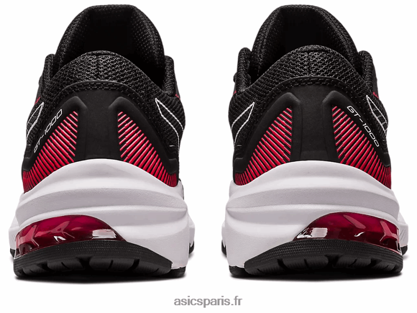 enfants Asics gt-1000 11 école primaire BXL8B24255 noir/rouge électrique