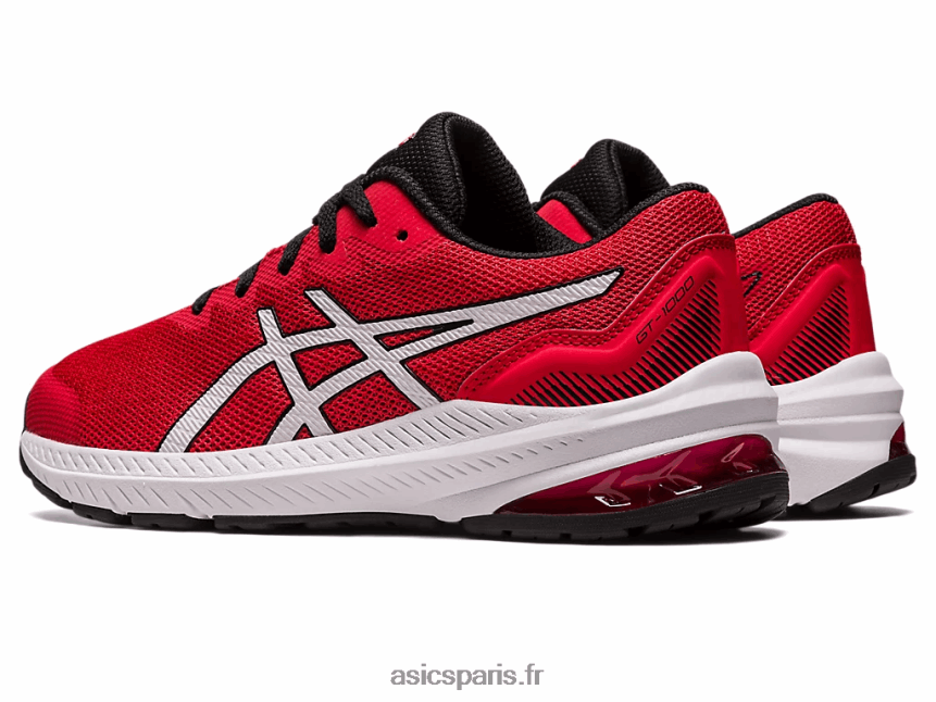 enfants Asics gt-1000 11 école primaire BXL8B24313 rouge électrique/blanc