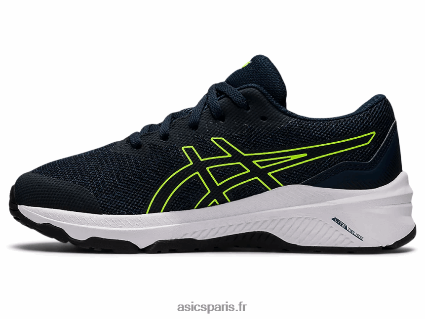 enfants Asics gt-1000 11 école primaire BXL8B24405 bleu français/vert danger