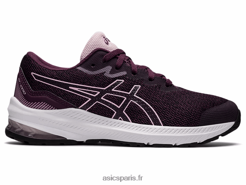 enfants Asics gt-1000 11 école primaire BXL8B24446 prune profond/rose à peine