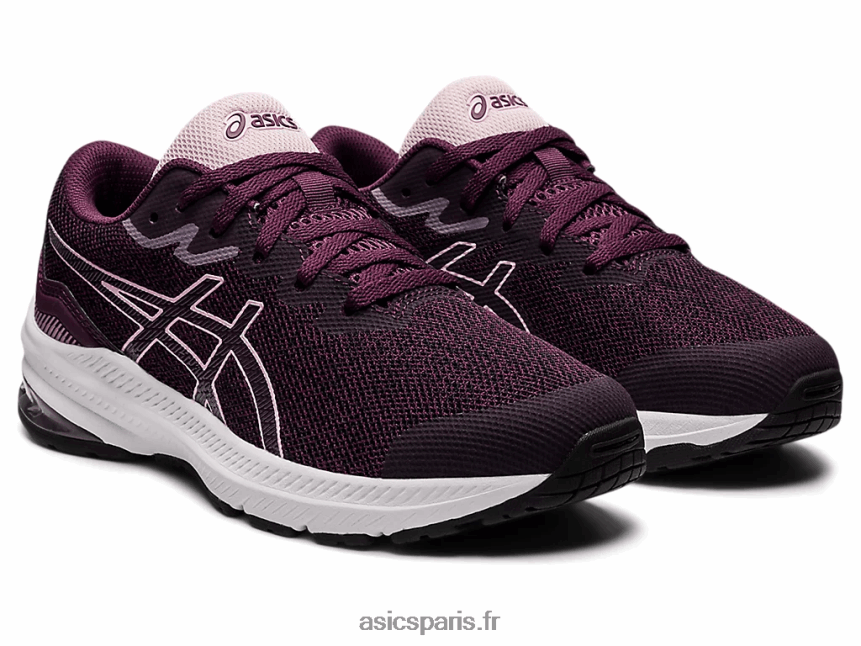 enfants Asics gt-1000 11 école primaire BXL8B24446 prune profond/rose à peine