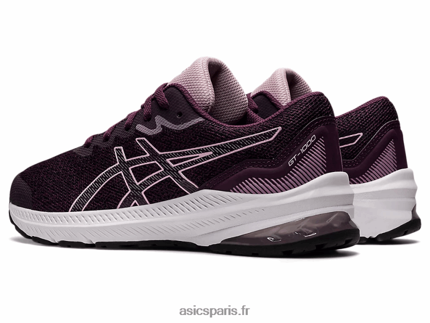 enfants Asics gt-1000 11 école primaire BXL8B24446 prune profond/rose à peine