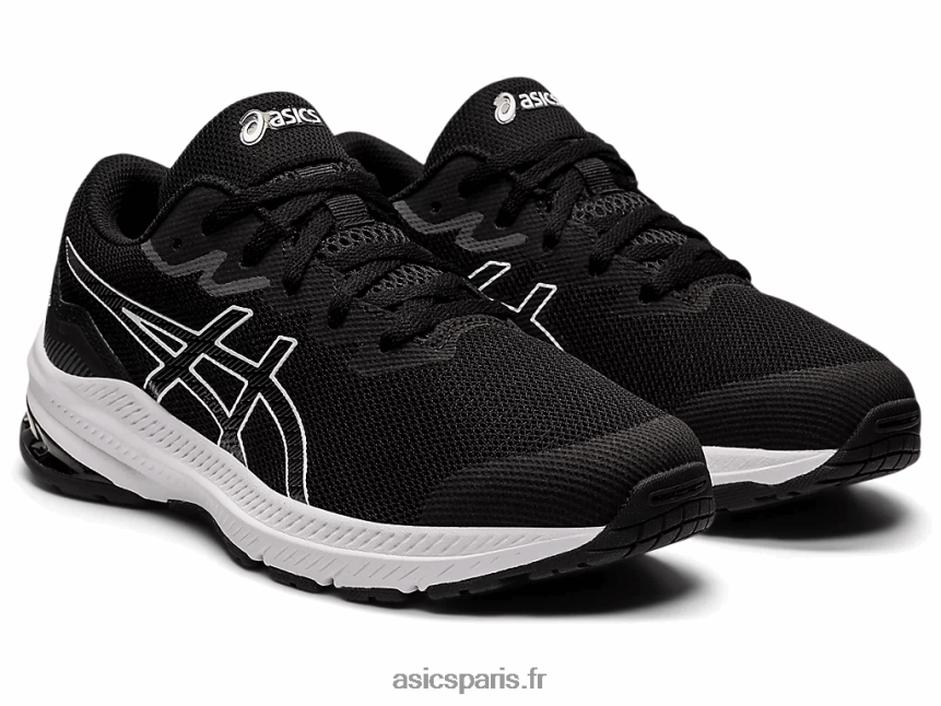 enfants Asics gt-1000 11 école primaire BXL8B24455 noir blanc