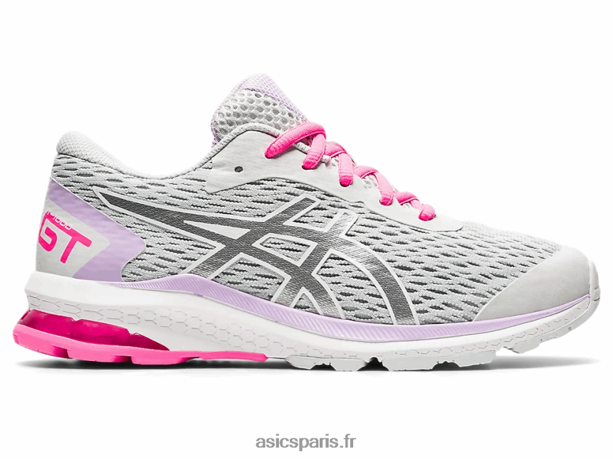 enfants Asics gt-1000 9e année scolaire BXL8B24563 gris glacier/argent pur